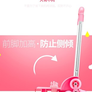 拖书包神器拉杠捍书包手拉式书包的小车小学生托拉竿干扦可以爬楼