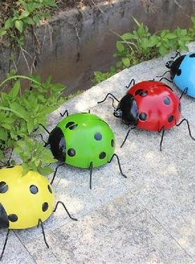 Ladybug Wall Decor Metal Ladybugs Garden Wall Art Decor