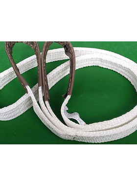 极速丙纶白色起重吊装带吊绳双扣扁平吊车推车绳1/2/3T5/10吨1TX2