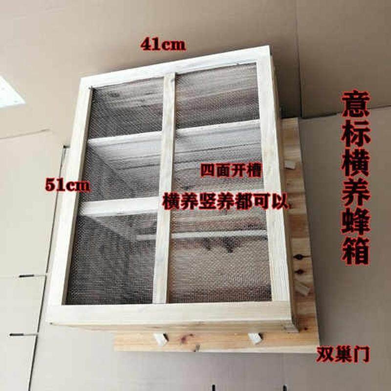 极速蜂箱全套意标蜂箱横养蜂箱中蜂蜂箱双王箱育王箱意标横养蜂箱