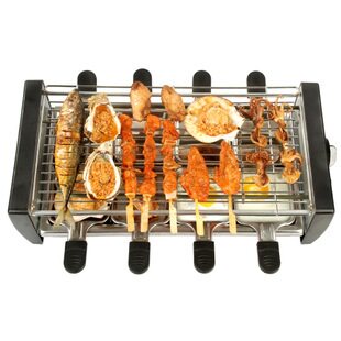 极速不锈钢升级版 大号家用电烧烤炉 电烤炉 韩式无烟烤锅 纸上烤