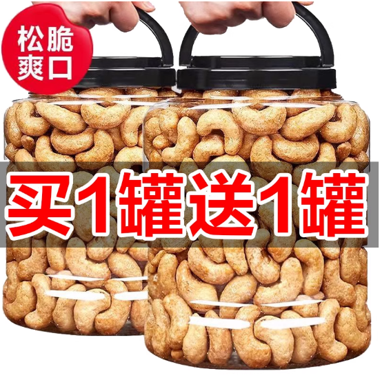 2025年新货带皮腰果500g原