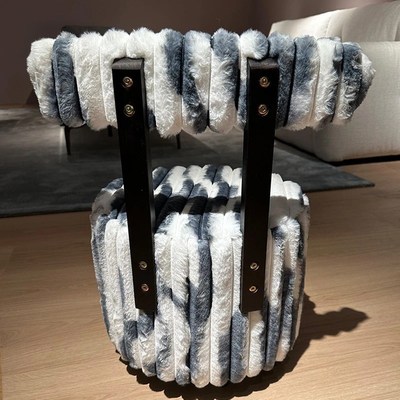 化妆凳滑轮靠背可移动家用高级A感矮凳圆凳小户型客厅轻奢梳妆凳