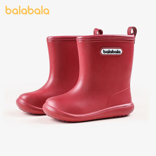 巴拉巴拉儿童雨鞋女童男童雨靴