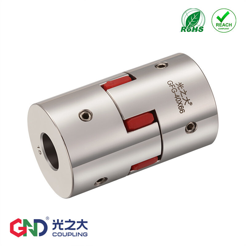 光之大gfg不锈钢梅花弹性联轴器大扭矩电机键槽刚性星型连轴器