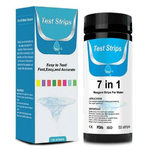现货速发Trop Aquium 7 I 1 Test Strip Kit  Testig PH Of