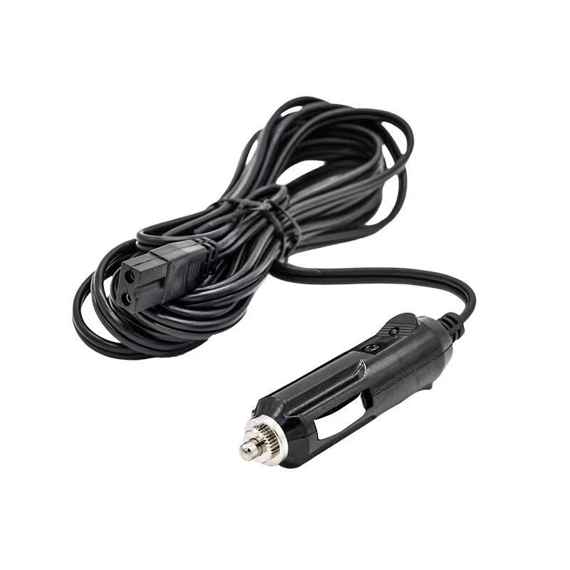 现货速发车载冰箱线12v24v通用压缩机美固冰虎延长线B字接口插头