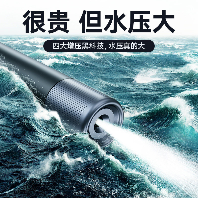 现货速发洗车高压水枪家用强力增压汽车冲洗地面台自来水软管喷神