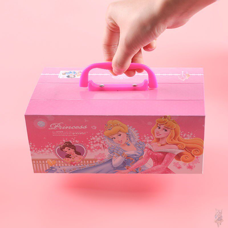 现货速发韩版儿童密码锁文具盒三四五层多功能文具盒大容量铅笔盒