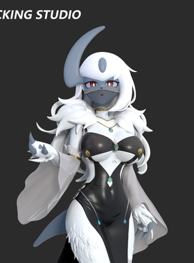 主意玩家原创拟人系列之性感灾兽阿勃梭鲁手办GK福瑞模型模玩雕像