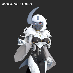 主意玩家原创拟人系列之性感灾兽阿勃梭鲁手办GK福瑞模型模玩雕像