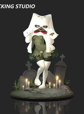 主意玩家幽灵魔幻假面喵1/8比例手办夜光GK模型模玩摆件潮玩福瑞