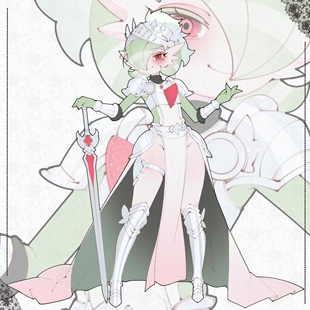 原画仙型）主意玩家&ryzij：骑士沙奈朵手办1/20比例世界模型模玩