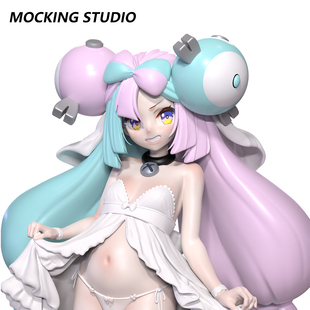 主意玩家QQNY奇树Iono手办GK模型模玩1/8比例摆件女雕潮玩御兽卡