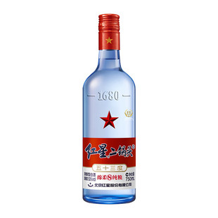 北京二锅头蓝瓶绵柔8陈酿 清香型白酒 纯粮酿造 53度 750mL