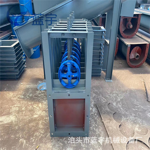 挡板门手动插板阀DN1800圆口闸阀不锈钢插板阀水渠启闭机挡板门