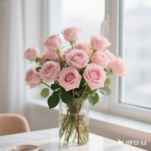 玫瑰花鲜切花顺丰部分次日达基地直发白粉红家庭用插花礼物年宵