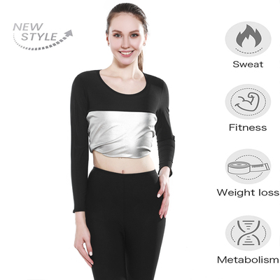 极速Neaw Sauna Suit Women Body Shaper Weight Loss Shirt Wais