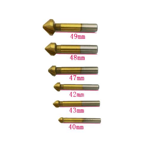 极速6pcs/lot 3 Flutep Titanium 90 Degree HSS 4241 Countersin