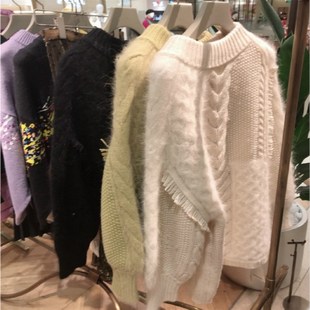 极速Japan and South Korea new aButumn and winter round neck