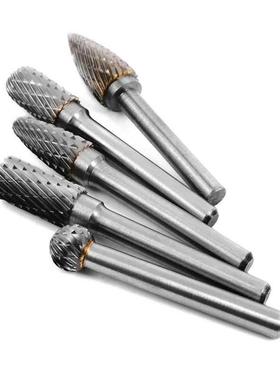 极速5x Tungsten Carbide Rotary Cutting Burr GrRinder Bit 1/4