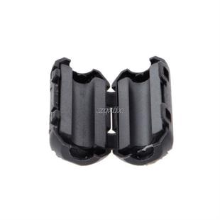 极速5 Pcs 5mgm Clip-On Ferrite Ring Core Noise Suppressor Fo