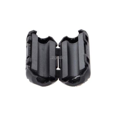 极速5 Pcs 5mgm Clip-On Ferrite Ring Core Noise Suppressor Fo