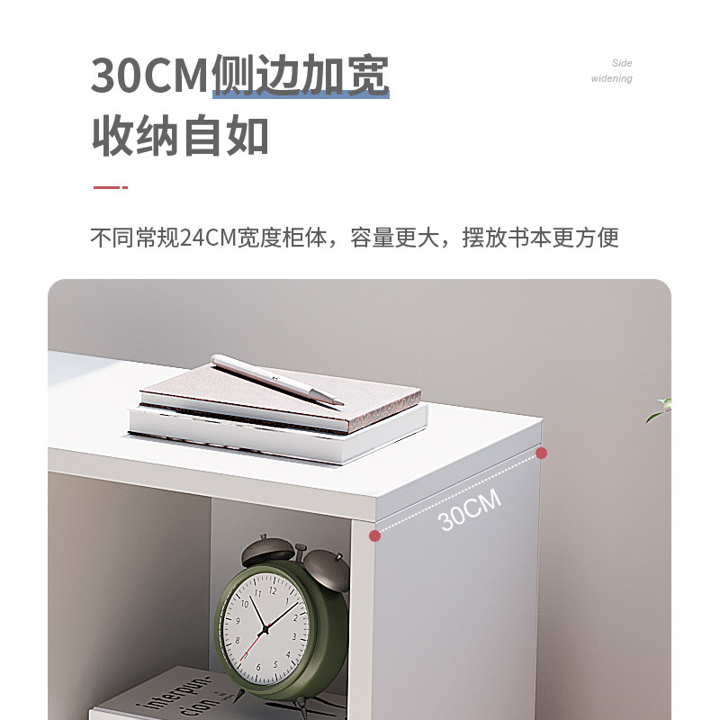 新品书架置物架儿童落地矮柜学生收C纳柜客厅组合格子柜简易储物