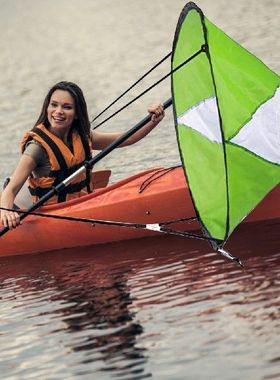 极速PVC Folding Paddle Board CanoeE Downwind Sails Collapsib