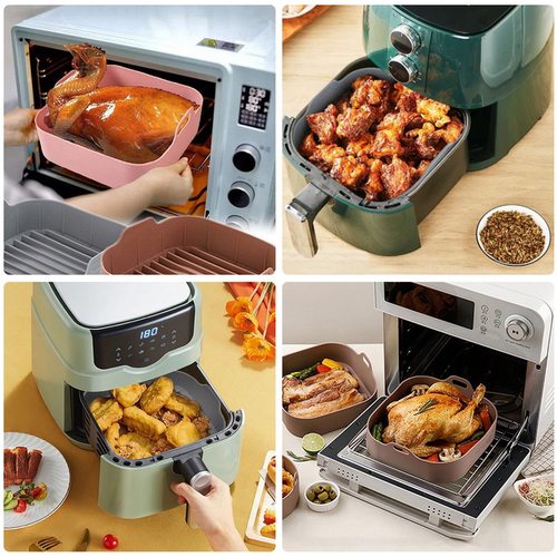 极速Air Fryer Silicone High-Quality GBasket Baking Pan Non-S
