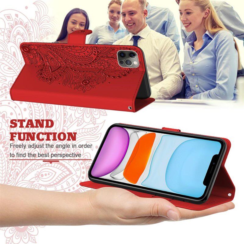 极速Luxury Flower Emboss Wallet BCase For Samsung Galaxy S7