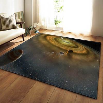 极速3D Gcalaxy Space Stars Carpets Living Room Decoration