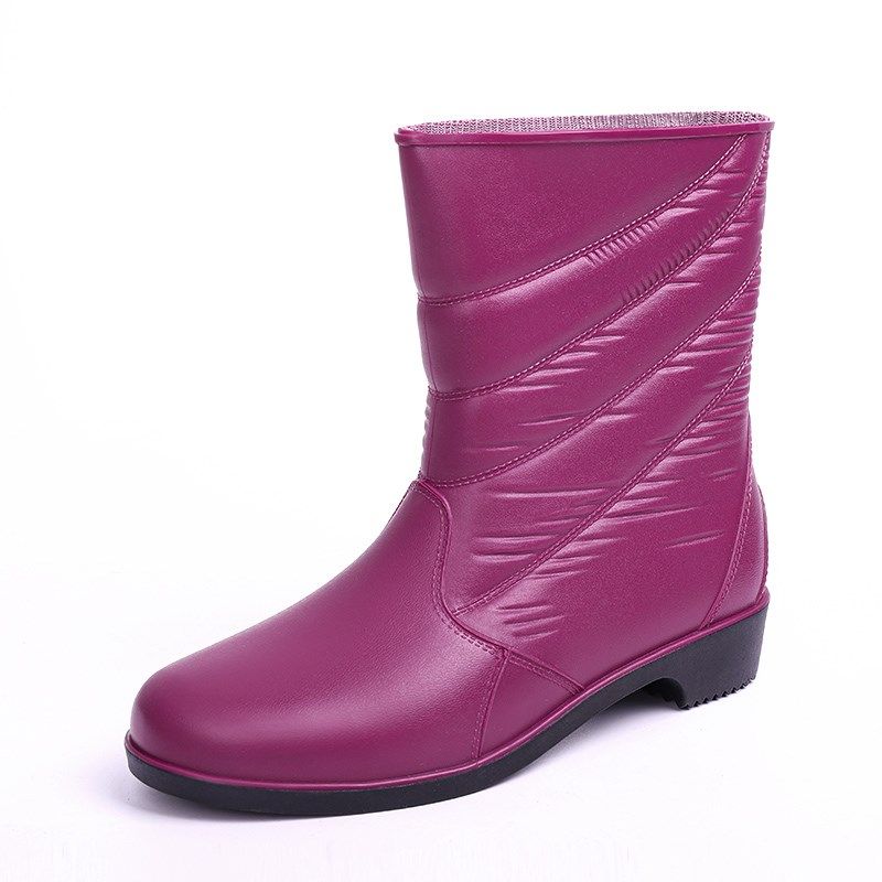 新品日式中筒雨鞋女款时尚外穿z雨靴加绒套鞋厨房防滑水鞋成人耐