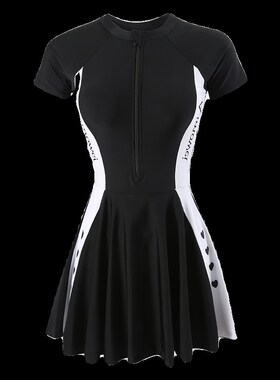 新品2025新款泡温泉大码泳衣女200斤胖mLm运动款遮肉显瘦学生训练