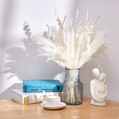 极速White Pampas Grass ftor Table Room Centerpiece Table Dec
