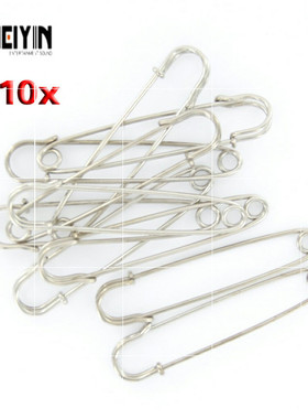 极速TFBC 10 PCS 3.5 Inxch Large Metal Safety Pin