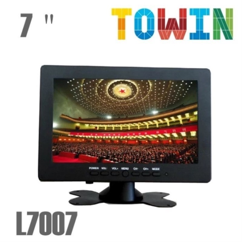 极速7寸监控fBNC显示器7寸AV监视器高清小显示屏幕AV/BNC接口高清