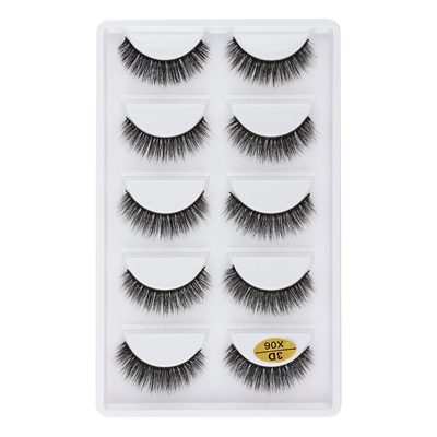 极速3/5 Pairs natural rfalse eyelashes thick fluffy makeup 3
