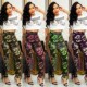 Fashion flower leisure 极速 hole burninDg tassel camouflage