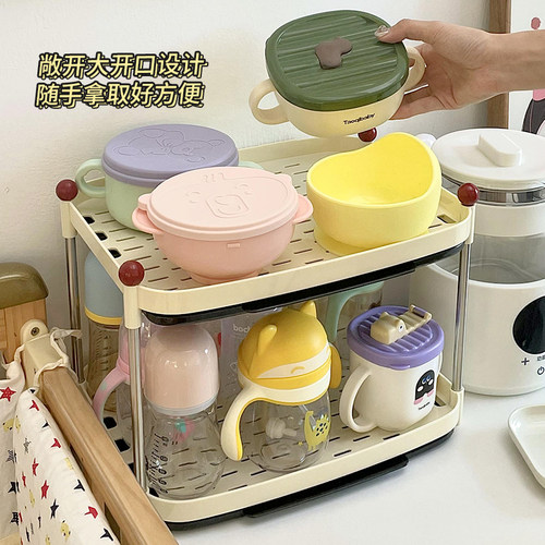 新品婴儿奶瓶沥水架宝宝t用品餐具碗筷置物架奶嘴刷水杯杯架碗柜