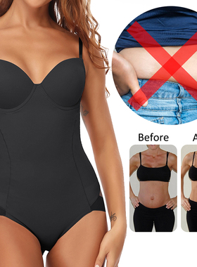 极速Womens Shapewear Bodysuits Waist Trainer Vest VSlim Ful