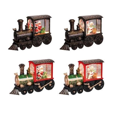 极速Xmas Train Snowball Lantxern Train Festival Ornament Gif