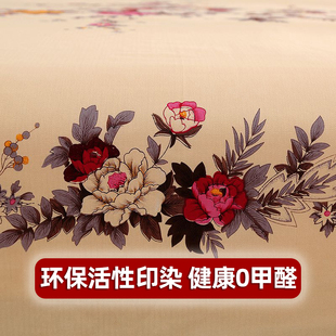 极速国民床单上海老式怀旧u加厚双人被单复古老粗布单件1.8米明光