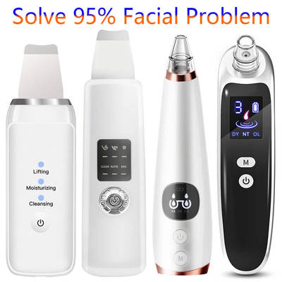 极速Facical Wrinkle Shovel Blackhead Acne Remover Vacuum Suc