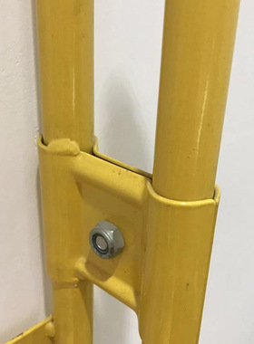 极速黄色物流台车不锈钢折叠铁笼A车间仓库周转车手推车仓储设备