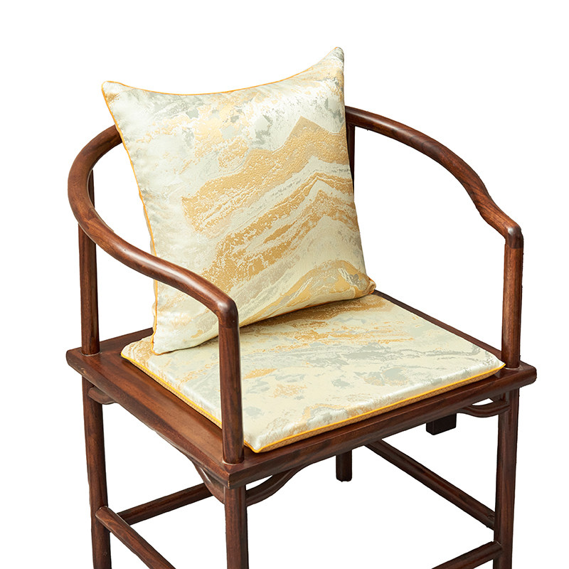 新品可拆洗红木椅茶坐垫沙发椅子新中式椅M垫实木太师椅圈椅垫