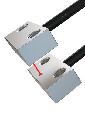 极速BOKEPTY54TZ板型对反射纤感测器容FU545TZ PR光兼Y4V 2TZJ 3