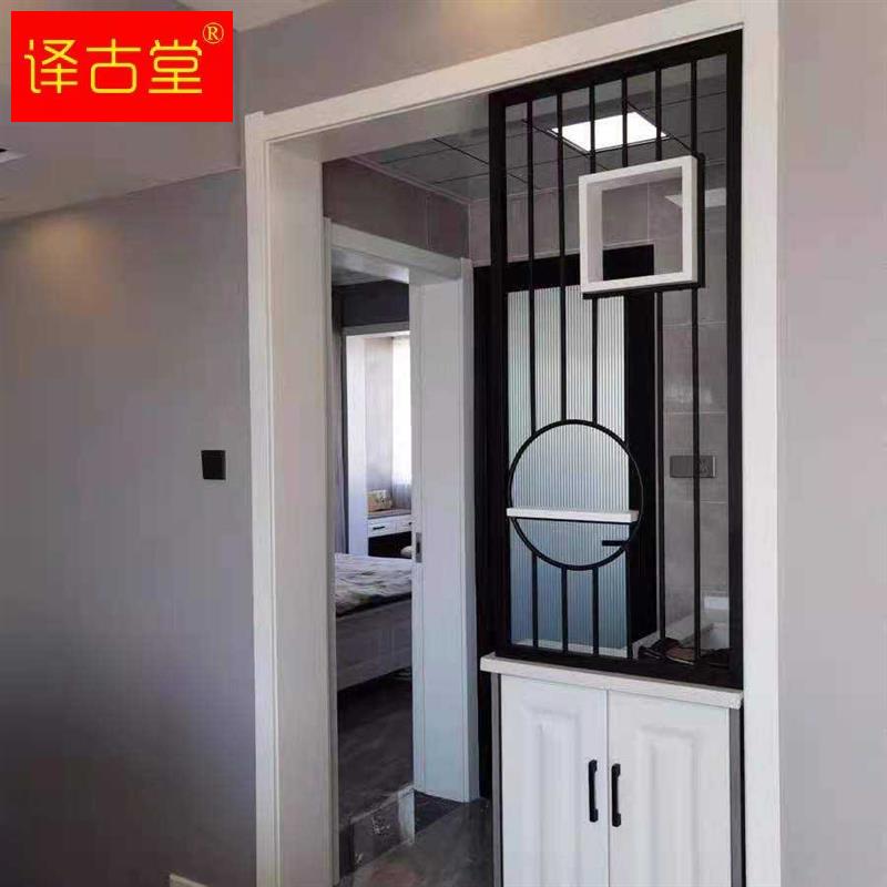 极速铁艺洗漱台屏风北o欧镂空装饰中式入户玄关花格栅干区化妆室
