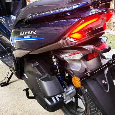 极速巴祖卡UF1后避震改装小牛NQi N1S M+劲战三N代目 雅迪E9GT E8