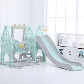 极速儿童a室内家用幼儿园滑滑梯秋千组合游乐场小型小孩加厚多功